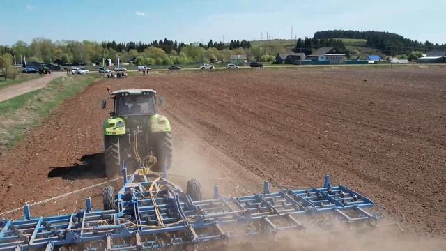 Культиватор секционный универсальный Алтай КСУ-11 Алмаз. Демонстрация в работе с трактором Zoomlion смотреть онлайн