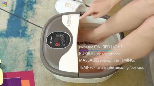 Top 10:Best Foot Bath Massagers in 2020 / Foot Spa Shiatsu Massager / Massage Rollers for Foots