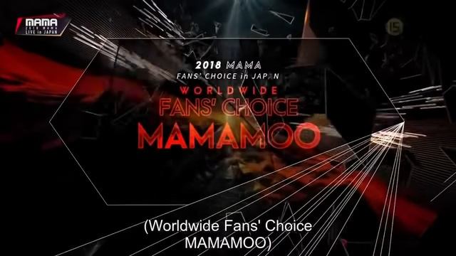 MAMA 2018 FANS CHOICE in JAPAN - Part 1