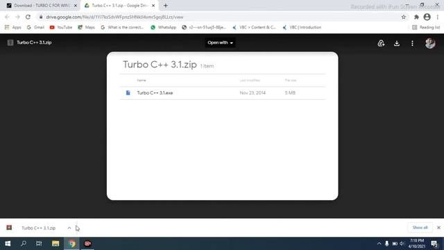 How to Download & Install Turbo C/C++ in Windows 10 || Programming ...