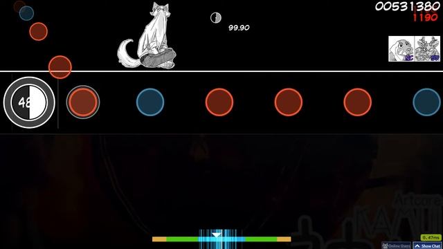 [osu!taiko] tj.hangneil - kamui [dksslqj style] +NC 1x100 FC смотреть онлайн