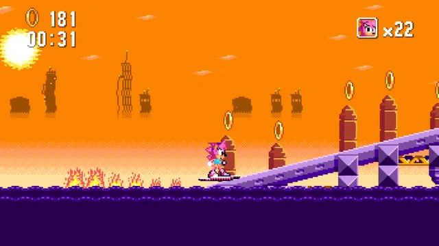 Sonic 2 SMS Remake (Amy & Knuckles Playthrough) смотреть онлайн