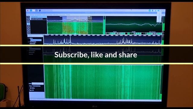 RTL SDR -V3(SDR) in Raspberry Pi-4 running with CubicSDR software. RTLSDR|Raspberry pi 4|Cubic SDR|