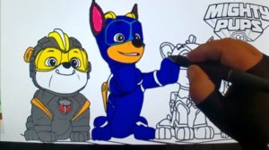 Paw Patrol : Mighty Pups Coloring Pages  , Раскраски для детей Щенячий патруль#pawpatrol#mightypups