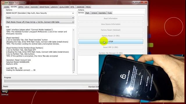 Unlock Micloud & Frp With EMT  ( Eme Mobile Tool )  One Clik Clean Permanet  !!!