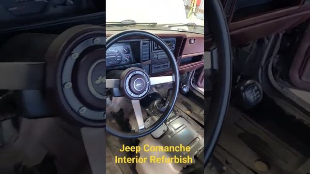 Jeep Comanche Interior Refresh Update #jeepxj #jeepmj