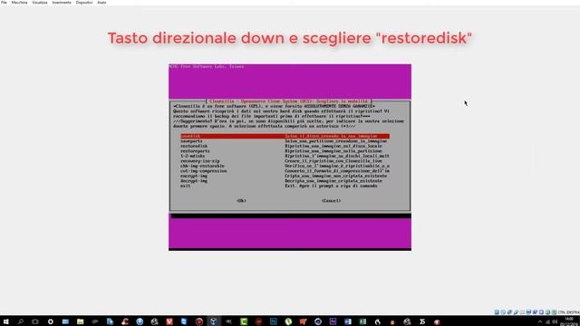 Ripristinare File immagine di Backup HD/Sistema Operativo con Clonezilla смотреть онлайн