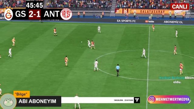 GALATASARAY ANTALYASPOR MAÇI CANLI İZLE