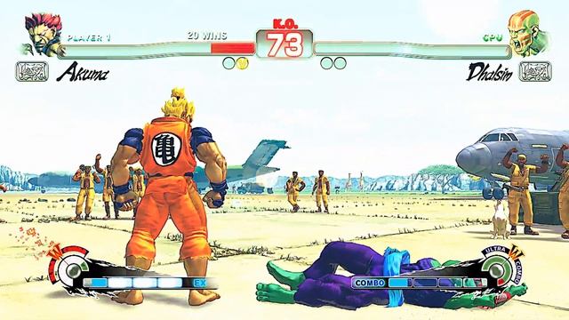 usf4 - Super Saiyan Goku vs. Piccolo (sf4 pc mods) street fighter 4 смотреть онлайн