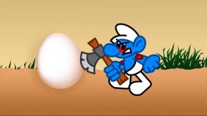 Смурфик и Волшебное Яйцо (короткое видео)