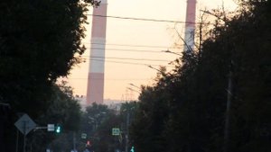 7 августа. 4 утра. Автозаводская ТЭЦ сбрасывает пар