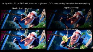Dolby Vision Profile 7 FEL - Ugoos AM6B+ vs Sony X800m2 vs Nvidia Shield vs AppleTV (#PART_TWO)