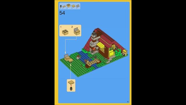 LEGO Creator Log Cabin 5766 Instructions DIY Book 2 смотреть онлайн