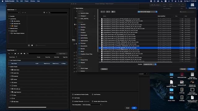 How To Apply LUT To Multiple Clips In Media Encoder