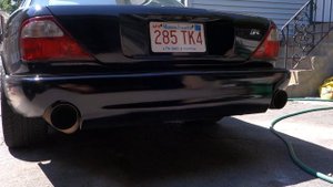 1998 Jaguar XJR w/ Custom Magnaflow catback exhaust and X-Pipe Revs