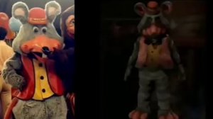 Five Nights at Chuck e cheese reboot - real life vs in game