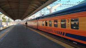 Прибытие поезда «Мегаполис» на Ленинградский вокзал