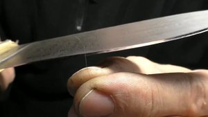 Опыт № 138 нож Шершень дамасская сталь мастерская Марушина город Павлово