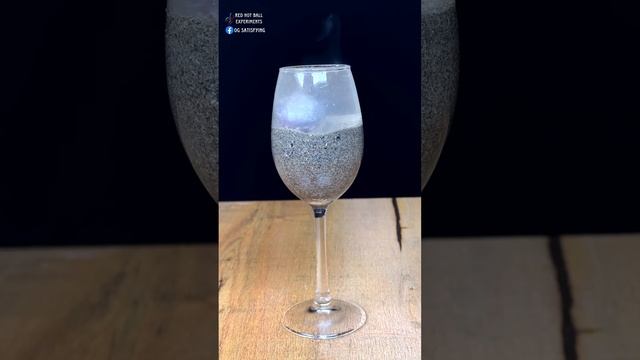 1000°C RHCB vs Sand ⏳😱#satisfying #experiment #science #rhcb #asmr