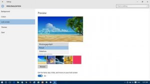 Change the Lock Screen Background on Windows 10