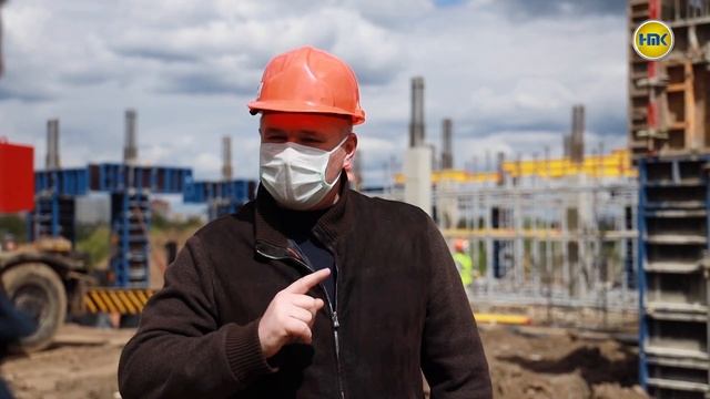 Строительство школы идёт в графике