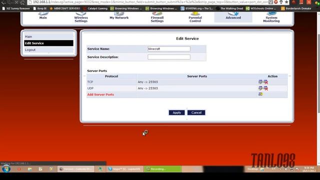 Minecraft Bukkit Server Tutorial | Ep 2 | Getting Online pt.2 | Verizon FiOs Port Forwarding смотреть онлайн