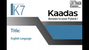 Kaadas K7 Language Setting