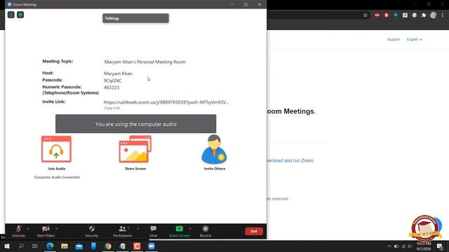 How students can join zoom virtual Class on CLASSERA (for students) in English #classera #zoom смотреть онлайн