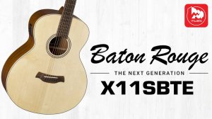 Ого, какая большая! представляем гитару-баритон BATON ROUGE X11S BTE