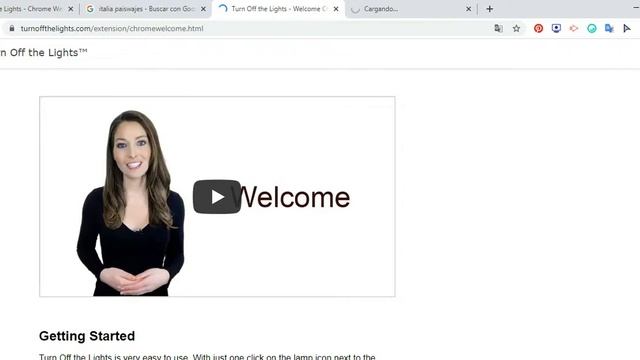 Apaga las Luces.Turn Off the Lights Extensión. Oscurese alrededor del vídeo para concentrarse. смотреть онлайн