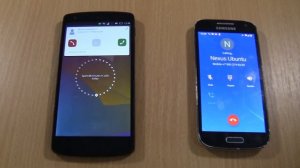 Incoming call & Outgoing call at the Same Time Samsung s4 mini Android 11+Nexus 5 With Ubuntu opera
