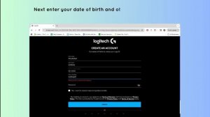 How to Create account on logitech g hub