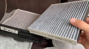 How to replace the air cabin filter in a Jaguar XJ 2010 and up.