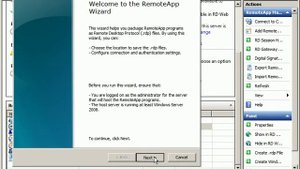 create RDP FileIn terminal Server in windows 2008 R 2