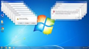 Windows 7 Crazy Error Vol.3 (w/ Real Aero Glass!)