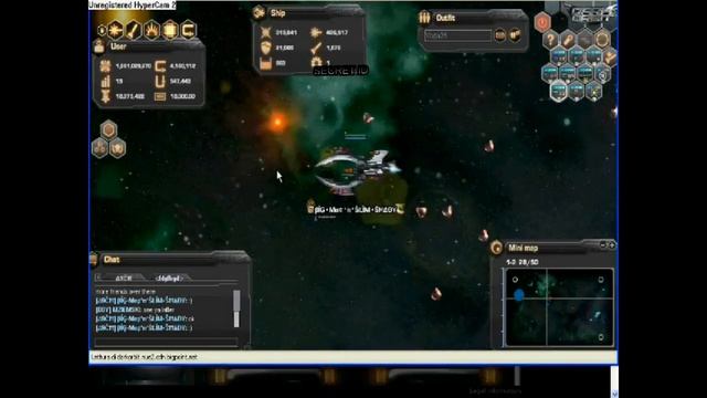 Dark Orbit Global Amerika 2 Big Mac changes company to MMO.avi смотреть онлайн