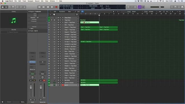 How to make a trap beat in Logic Pro X смотреть онлайн
