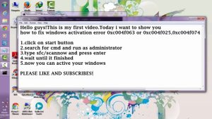 how to fix windows activation error 0xc004f063