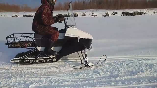 Самодельный снегоход с двигателем лифан 6.5л.с (Часть 3) смотреть онлайн