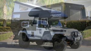 Jeep Wrangler JK Unlimited Action Camper