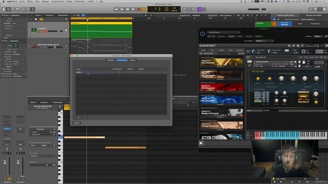 Créer des jeux d'articulations pour Kontakt dans Logic pro смотреть онлайн