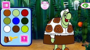 coloring game luntik educational games for children. Лунтик раскраска, игра для детей, развивающая