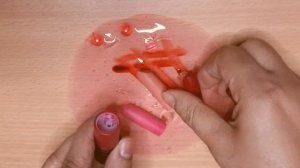 Lipstick Slime!! Mixing Makeup into Clear Slime!! Satisfying ASMR!! Series #048