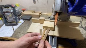 Строгание в трапецию на рейсмусе / Trapezoid on a thicknesser