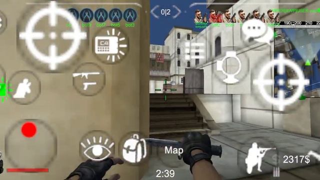 @BrutalStrike2 Brutal strike gameplay (NO SOUND) trying (csgo mod) on css_dust_3_go map