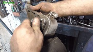 Замена задней подушки коробки Opel Combo C