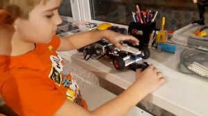 Домкрат из лего техник