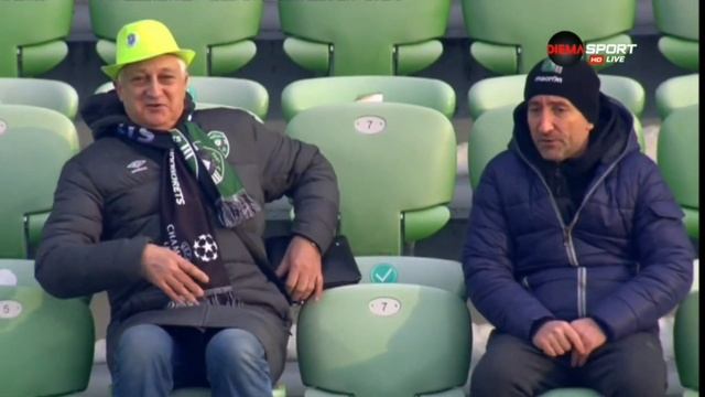 Атмосферата на Хювефарма Арена преди 🟢Лудогорец🟢 - 🔵Левски🔵 (13.03.2022 г.) смотреть онлайн