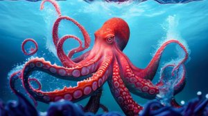 «Подводный мир Дж. Берда» В этом выпуске мы увидим пару сражающихся гигантских осьминогов